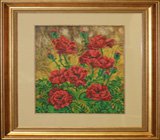 Оформление вышивки бисером в багет Оформление вышивки бисером в багет