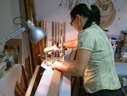 Организация работы багетной мастерской, сборка рамы.