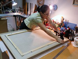 Организация работы багетной мастерской, оформление работы.