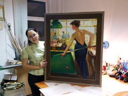 Организация работы багетной мастерской, готовая работа.